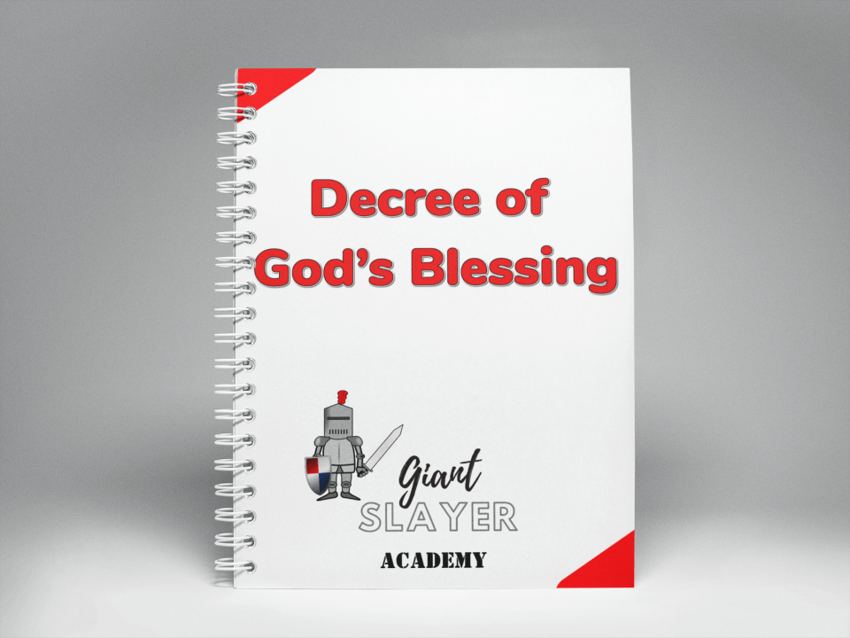 Decree of God's Blessing - Book Cover Red